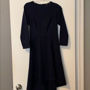 The Limited. Navy High-Low dress.